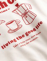 Sportska majica - Print - bijela