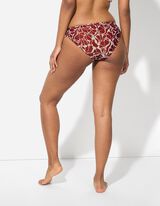 Bikinislip - Allover-Print - rot