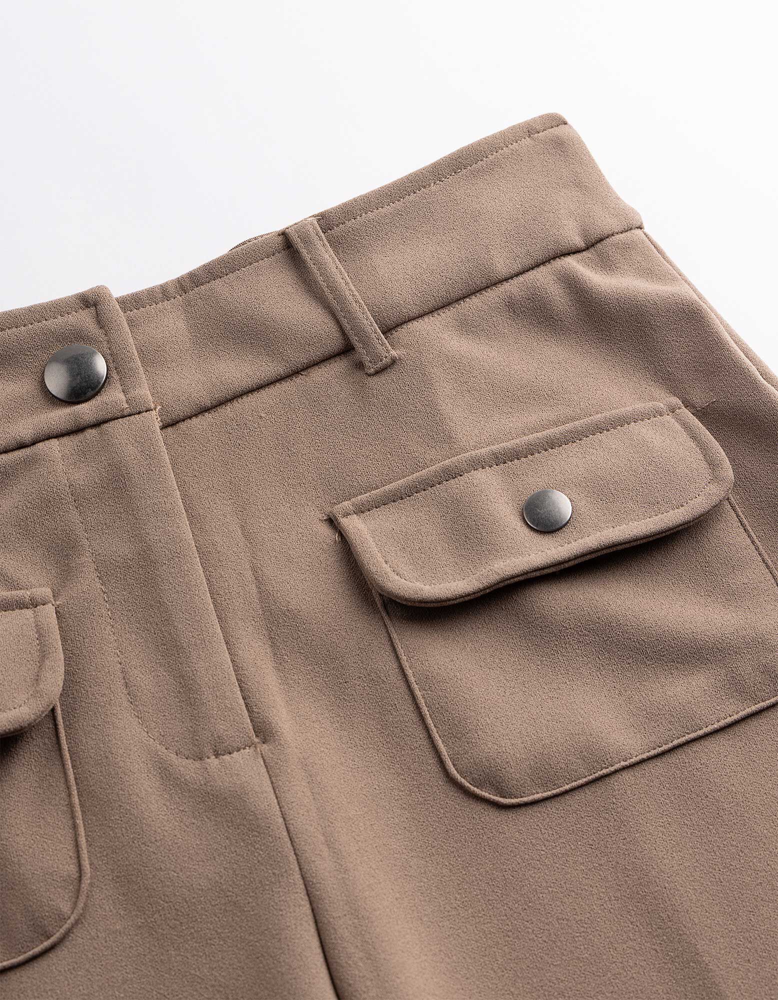 Hose - Slim Fit - Braun