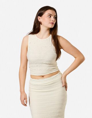 Cropped Top - Cropped - Off-White