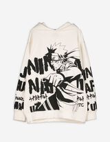 Felpa con cappuccio - Naruto - bianco
