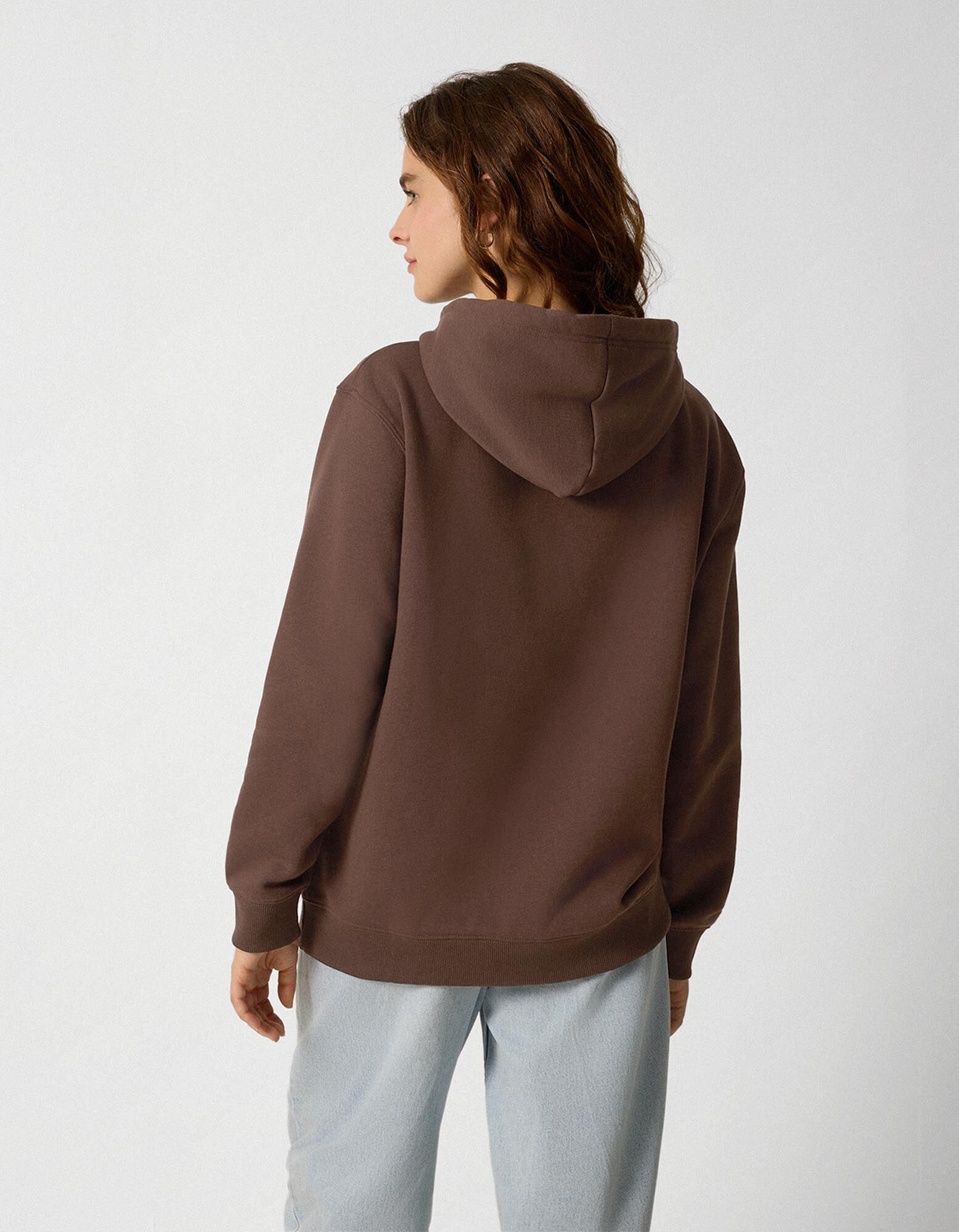 Hoodie - Kapuze - Dunkelbraun