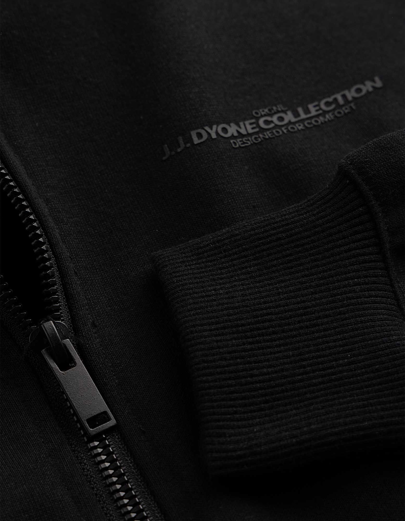 Sweatjacke - Oversized Fit - Schwarz