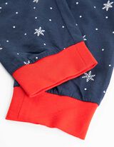 Set pigiama composto da maglietta a maniche lunghe e pantaloni - blu scuro