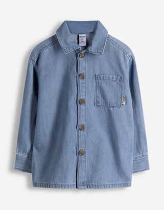 Hemd - Tencel - hellblau