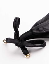 Badehose - Glitzerstoff - schwarz