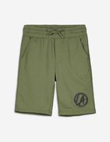 Bermuda hlače  - &Scaron;porten sweat material - temno zelena