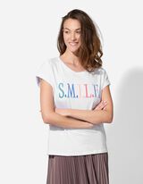 T-shirt - Borduursel - wit