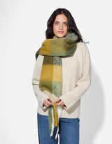 Šal - Karirani uzorak - zelena