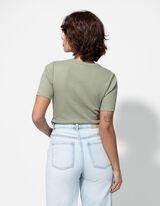 Mar&scaron;kinėliai - Mezginys stulpeliu - sviesiai zalias