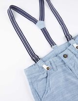 Hlače - Naramenice - svijetlo plava