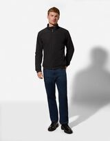 Jacke - Stehkragen - schwarz