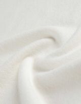 koszulka z długim rękawem - z odkrytymi ramionami - bialy