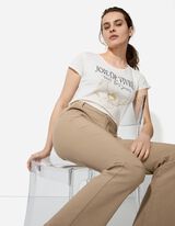 Pantaloni - Gamba larga - beige