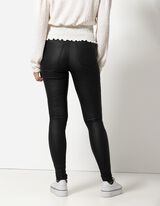 Hlače - Umjetna koža - crna