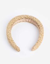 Haarschmuck - beige