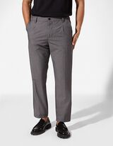 Chinohose - Viskose-Anteil - Grau