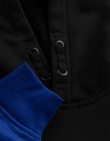 Hoodie - Color-Blocking - blau