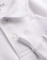 Longsleeve - Polo kraag - wit
