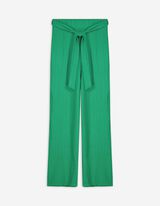 Broek - Strikceintuur - groen