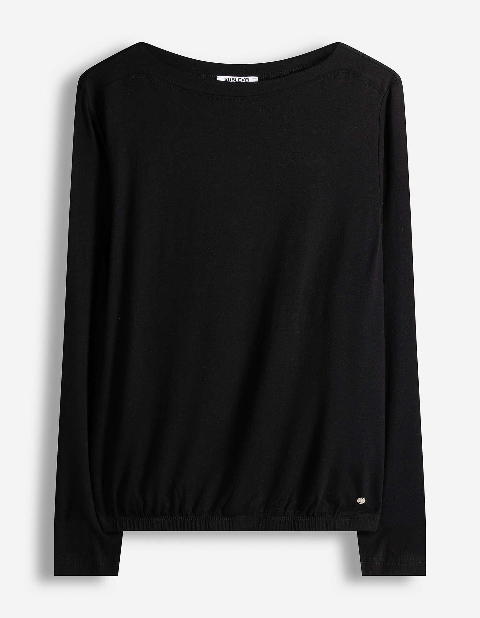 Longsleeve - Effen - Zwart