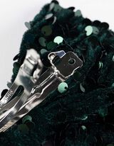 Haarschmuck - dunkelgrün