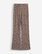 Pyjama Set aus Shirt und Hose - Gerippt - Taupe