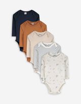 Romper lange mouw - Set van 5