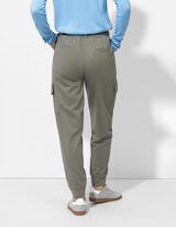 Laisvalaikio kelnės - Uždėtinės kišenės - zalias