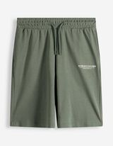 Bermuda  - Piqu&eacute; - dunkelgr&uuml;n