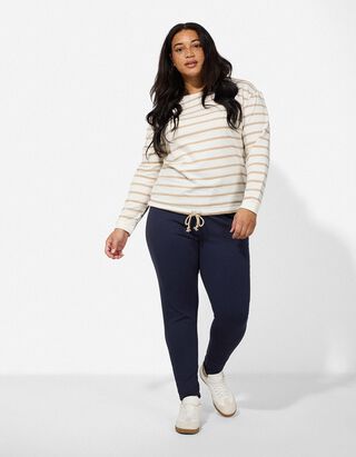 Joggingov&eacute; kalhoty - tmave modra