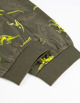 Mešavina printova - tamno-zelena