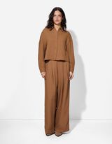 Halenka - Jednobarevné - svetle hneda