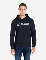 Hoodie - Frontprint - dunkelblau
