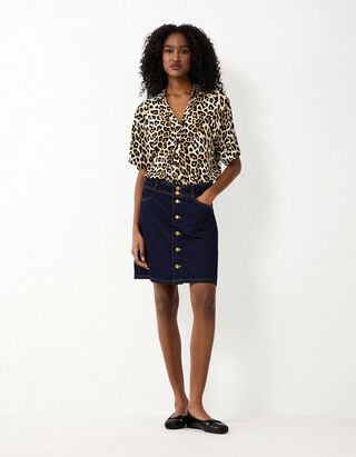 Jeansrock - dark blue denim - Dunkelblau