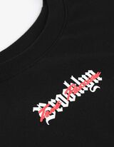 Langarmshirt - Double-Layer-Look - schwarz