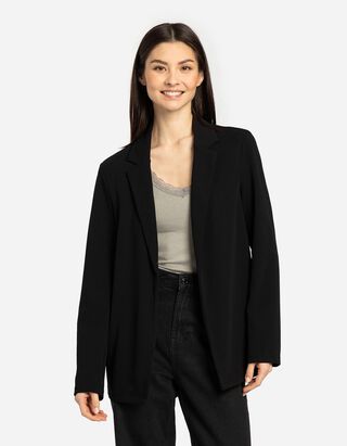 Blazer - Jersey - schwarz