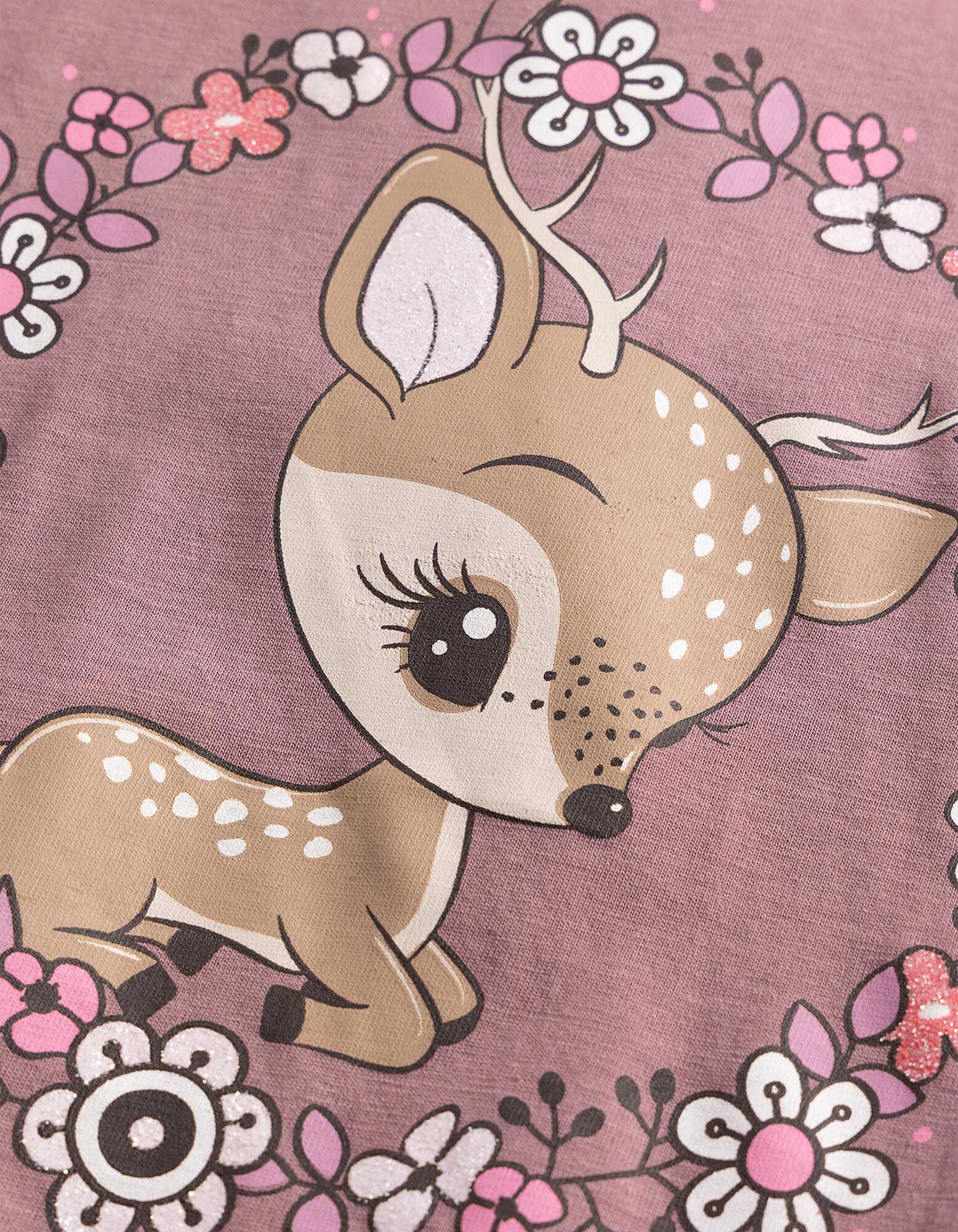 Langarmshirt - Print - Beere