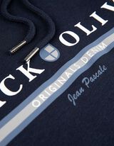 Hoodie - Frontprint - dunkelblau