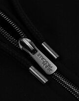 Propínací mikina - Jednobarevné - cerná