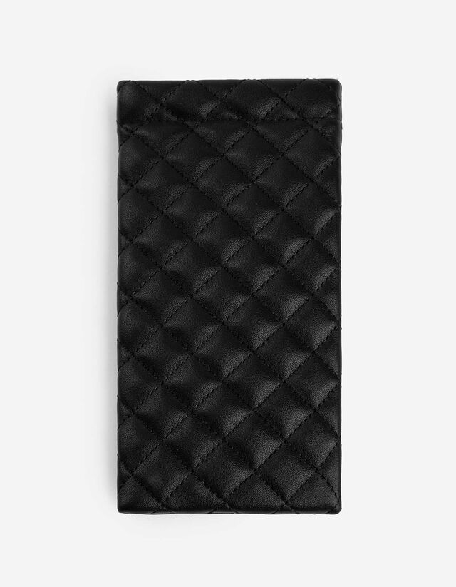 Brillenetui - Strukturiertes Material - schwarz