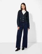 Cardigan - Knopfleiste - dunkelblau