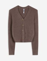 Cardigan - Strick - braun