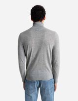 Maglia a manica lunga - Collo dolcevita - grigio chiaro