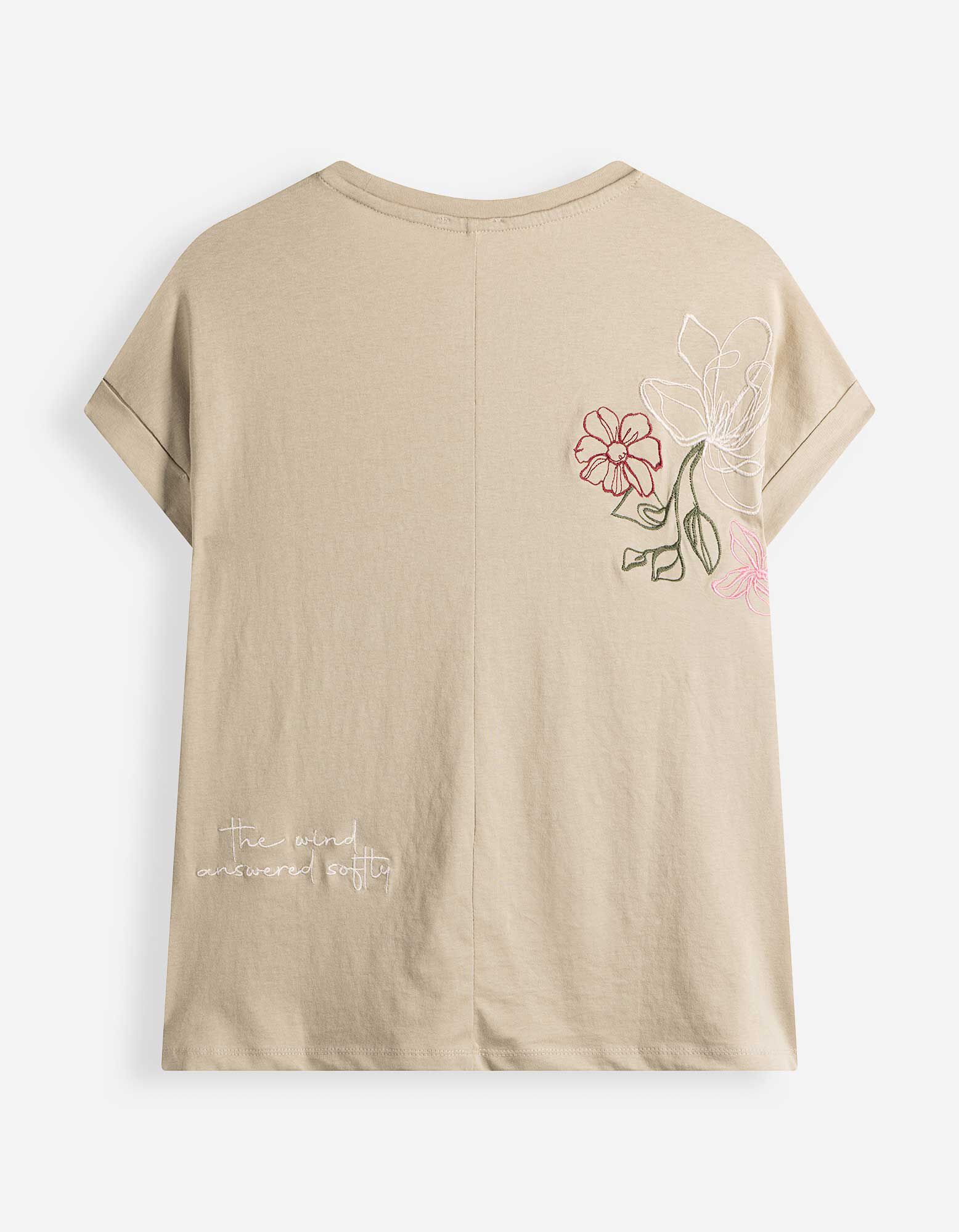T-Shirt - Stickerei - Gr&uuml;n