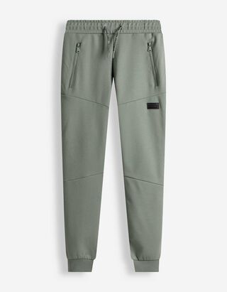 Pantaloni da jogging - Piqu&eacute; - verde scuro