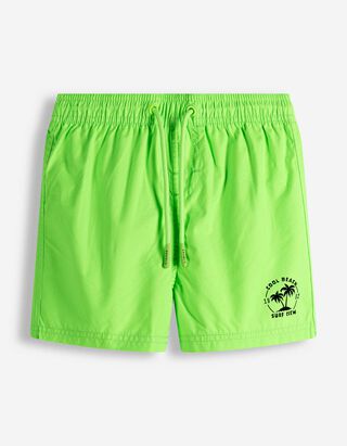 Badehose - einfarbig - gr&uuml;n