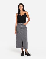 Teksas suknja - sivo