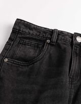 Cargohose - Loose Fit - schwarz