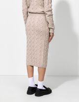 Midirock - Strick - beige